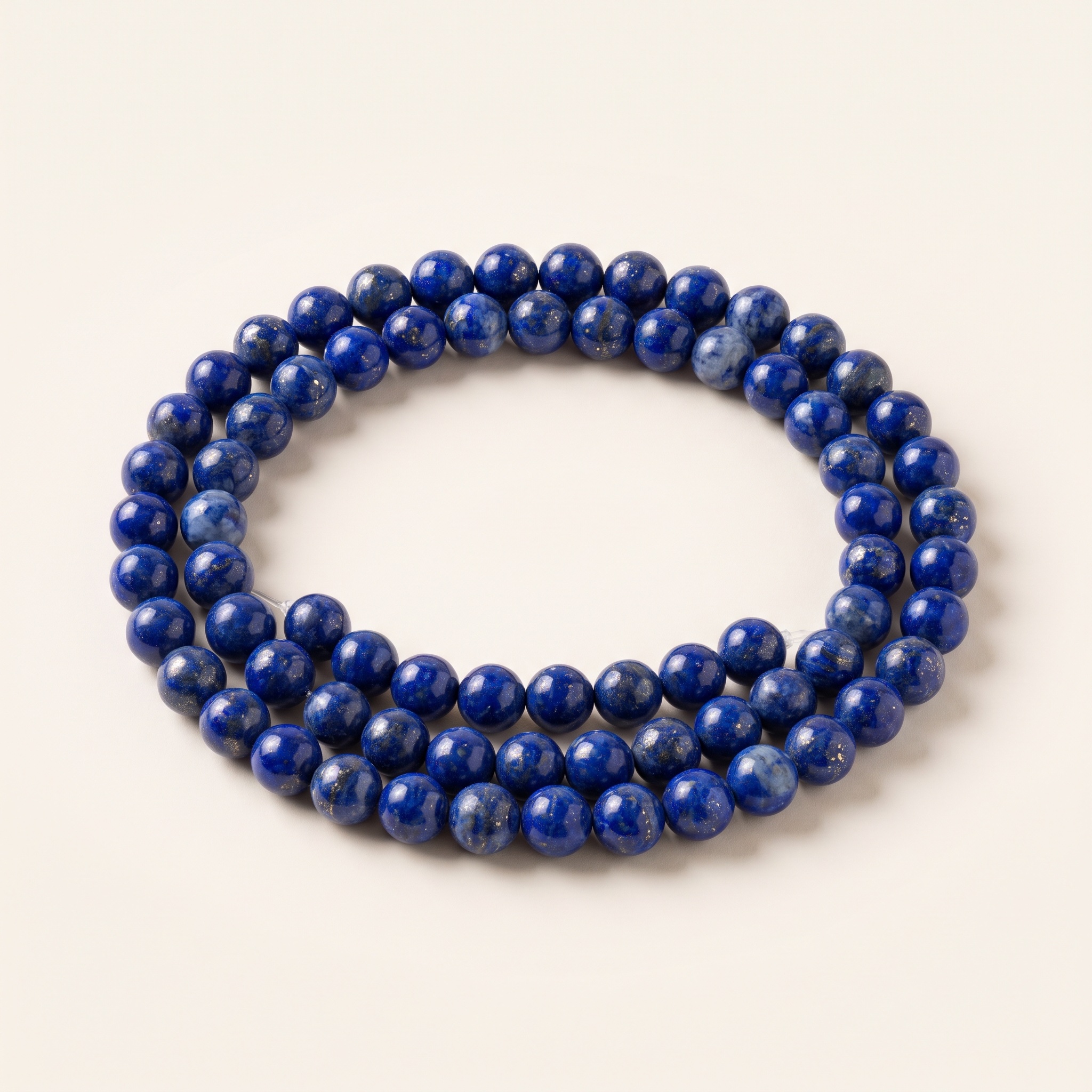 Lapis Lazuli 6 mm Yuvarlak Dizi Boncuk — toptan doğal taş